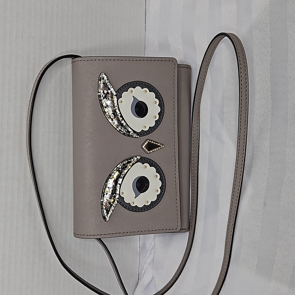 Kate Spade Owl Summer Star Bright Cityscape PhoneCase Crossbody bag - Picture 2 of 8